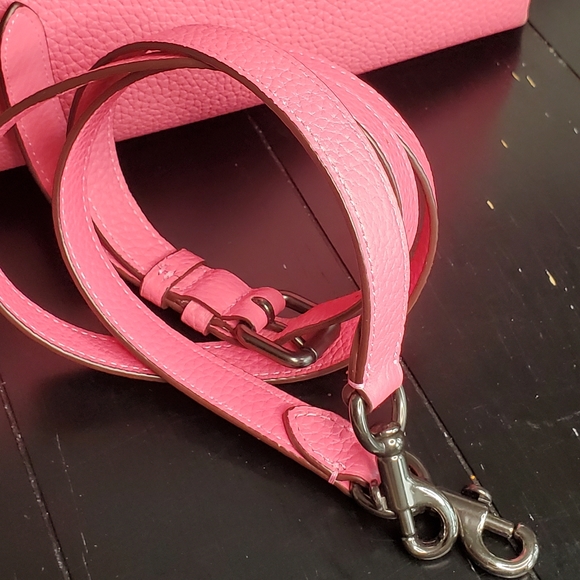 Pink Confetti Coach Pebble Leather Purse - Picture 14 of 15